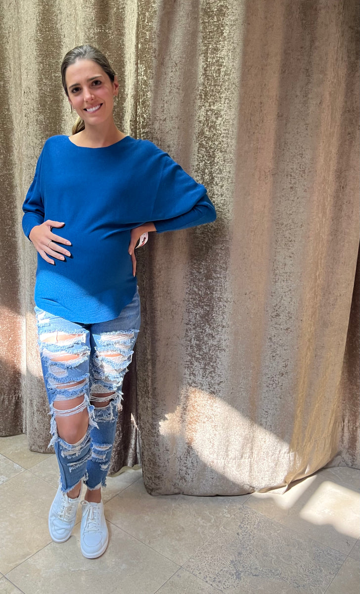 Suéter De Maternidad Y Lactancia Con Capucha - Para Embarazo E Invierno, De Algodón, Estilo Casual