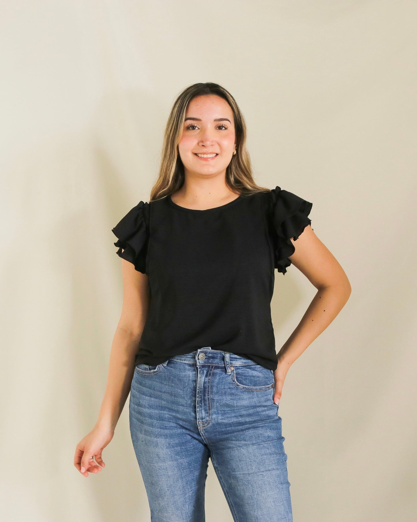 Nursing blouse, Adri black