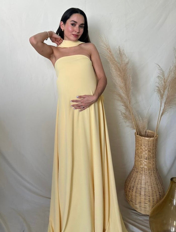 Vestido de Maternidad, Adela amarillo