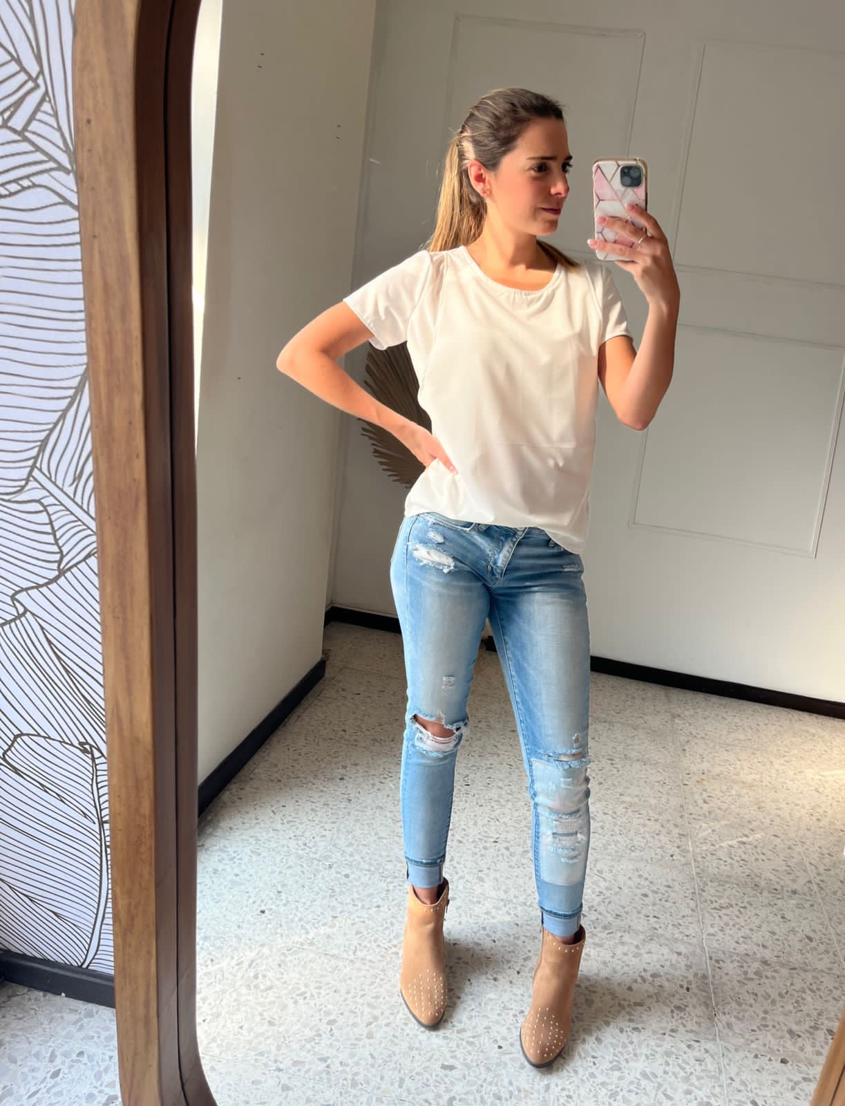 Blusa de lactancia Esme ivory M
