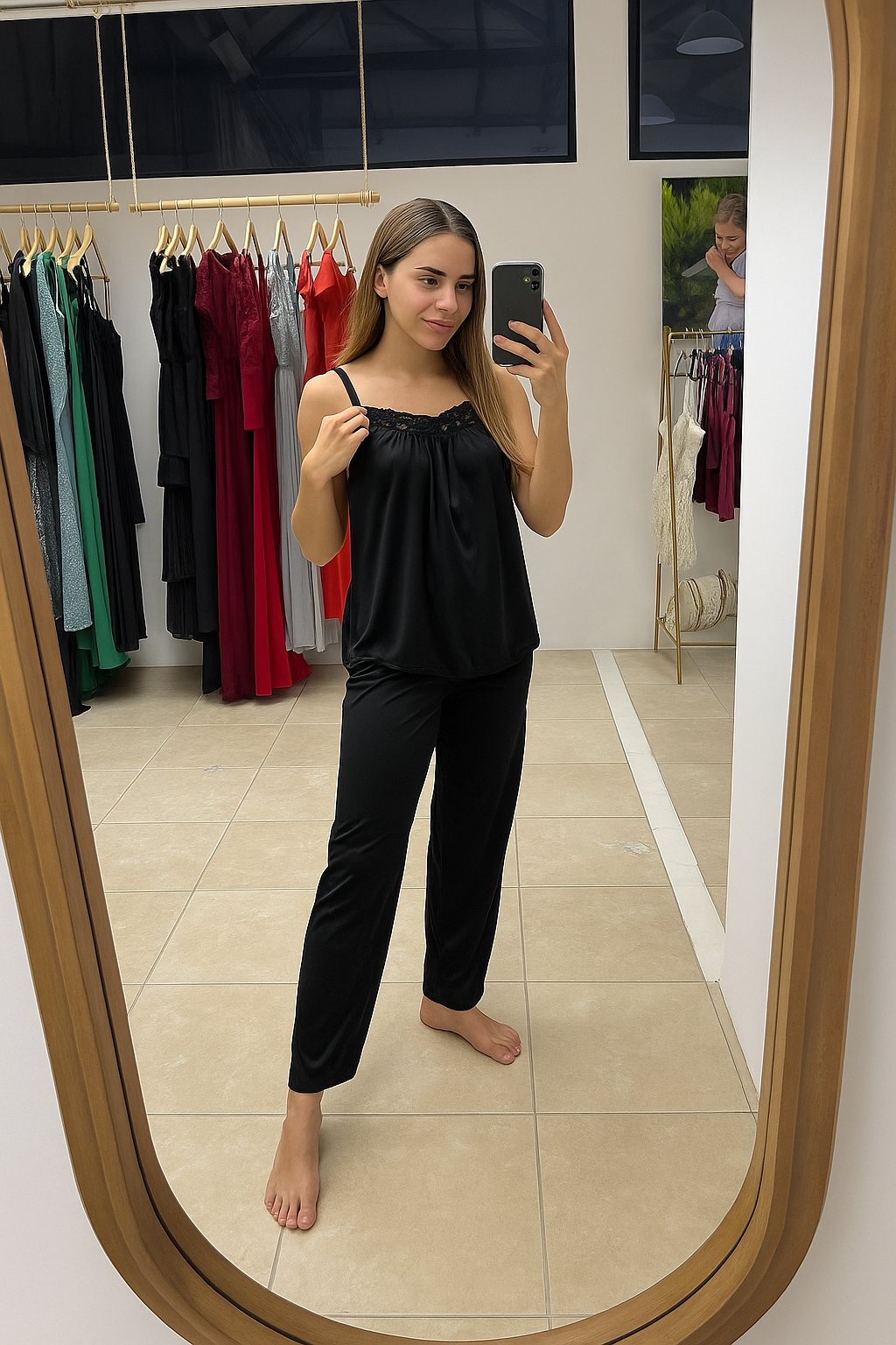 Maternity and nursing pajamas, nightgown