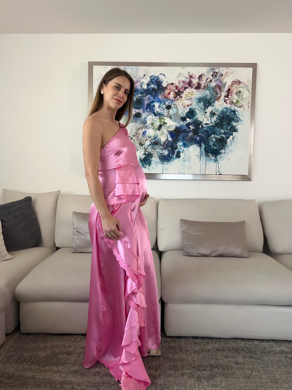 Dayana mulberry maternity dress