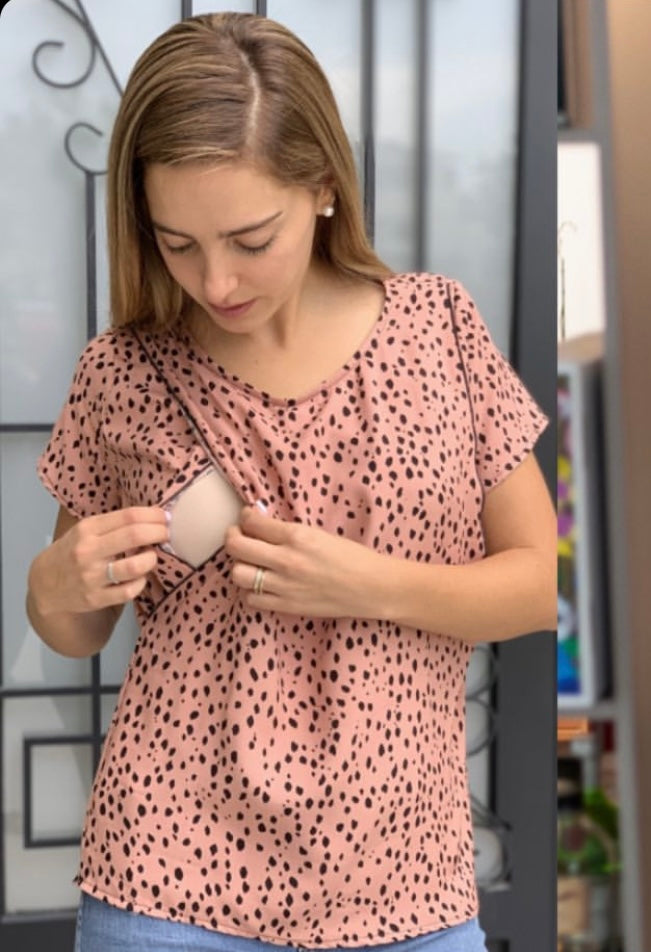 Nursing Blouse, Esme dalmatians