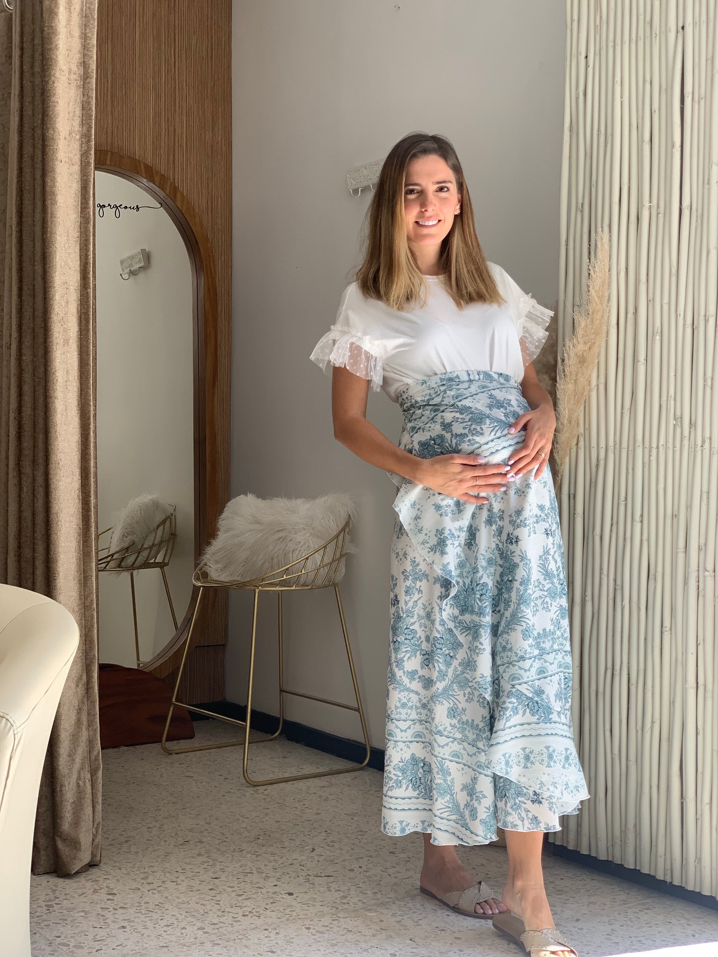 Maternity skirt, garigoleada