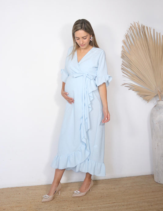 Vestido de maternidad, Ursula azul madrid claro G