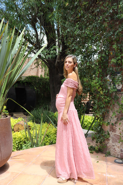 Vestido de maternidad Adeline rosa encaje M
