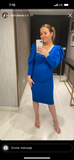 Vestido de maternidad, Yudiria azul imperial