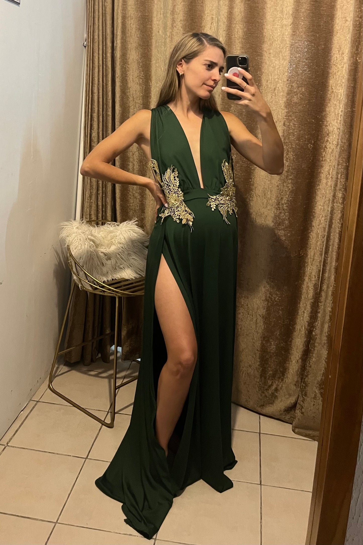 Vestido Verde bandera XG y XXG