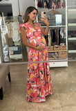 Red Andrea/Dalia maternity dress
