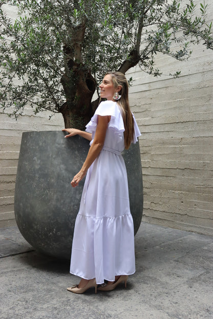 Vestido Mia de lactancia, blanco CH
