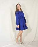 Vestido de lactancia y maternidad, Zara azul imperial Ponti roma