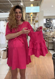 Match vestidos rosas barbie