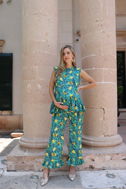 Conjunto de maternidad Imelda, limones