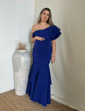 Vestido de maternidad Regina azul imperial