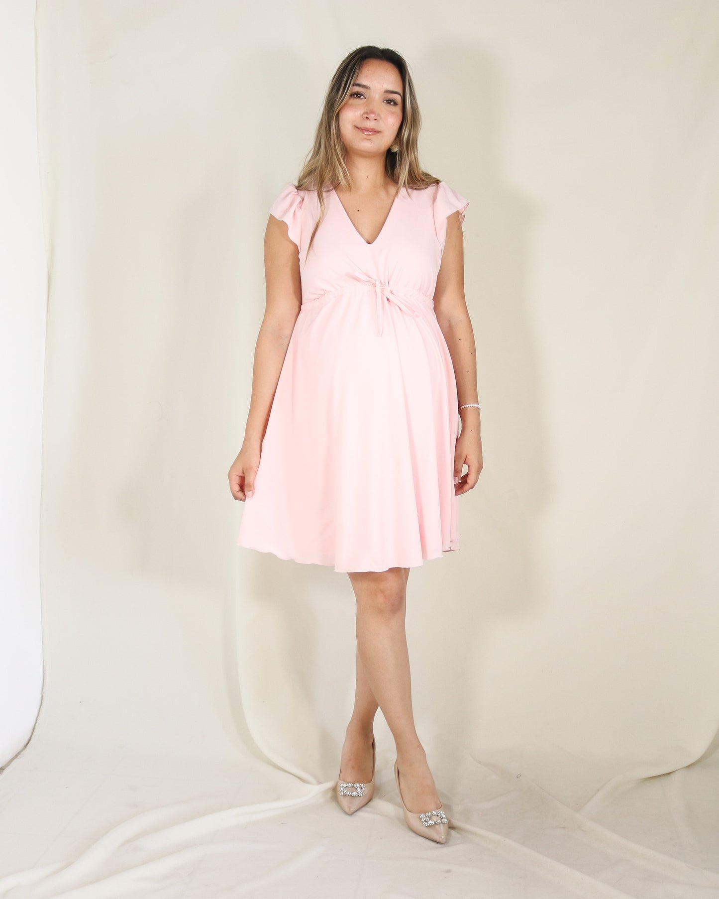 Vestido de maternidad, Sofia rosa claro