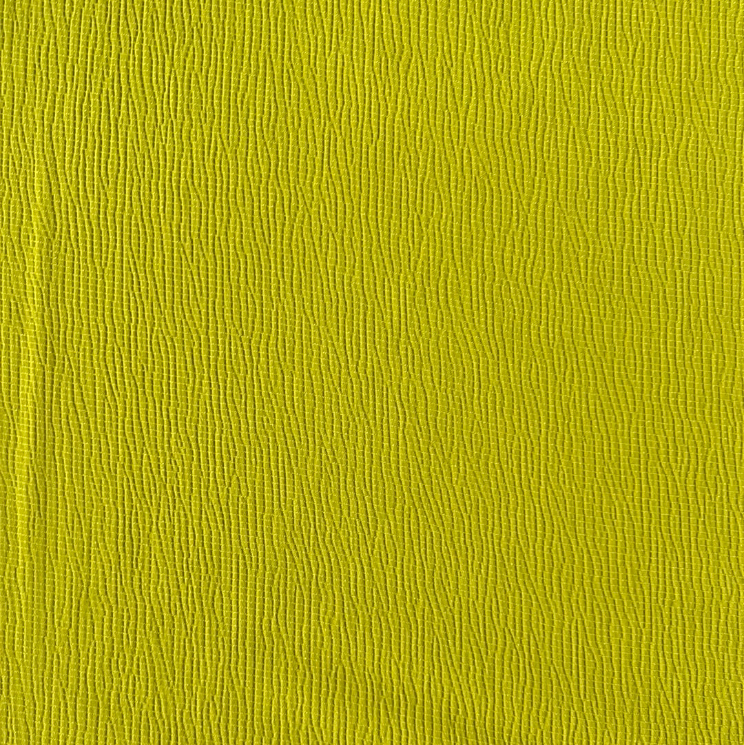 Lemon Green Polyester Fabric