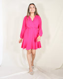 Vestido de lactancia, Zara rosa barbie mangas largas