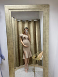 Vestido de maternidad, Aurelia beige