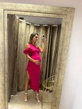 Vestido de maternidad, Ágata rosa barbie
