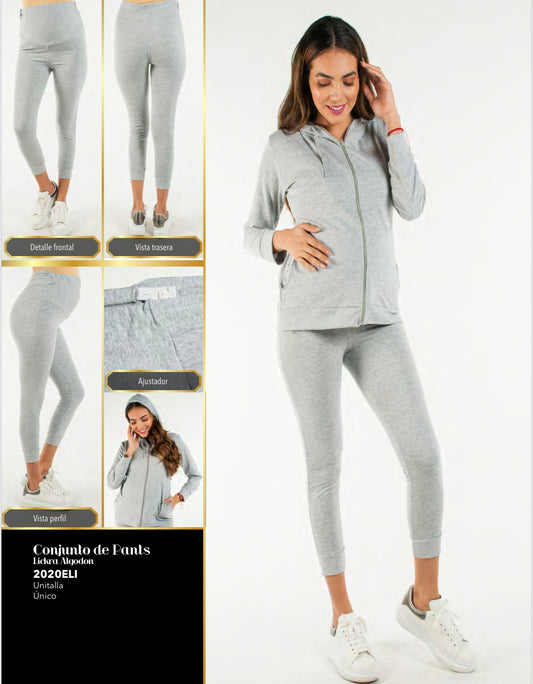 Conjunto de maternidad gris