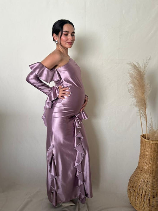 Vestido de maternidad Elsa, lavanda CH