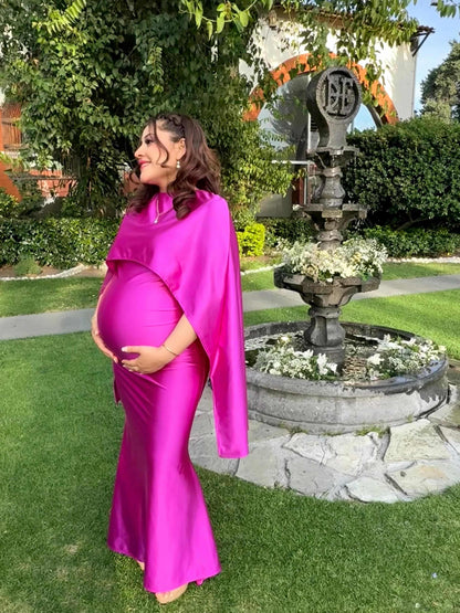 Vestido de maternidad Aline, mulberry