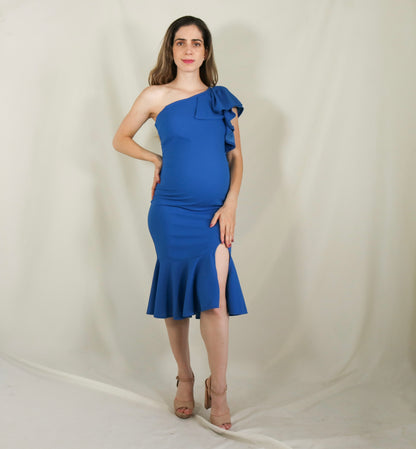 Vestido de maternidad Aurelia azul vivo (XCH)