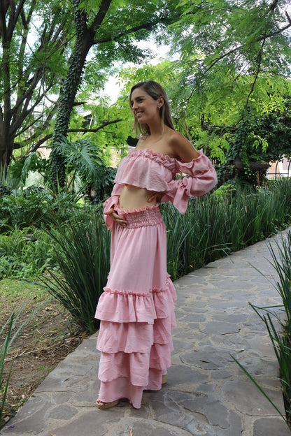 Set María Fernanda rosa Jaspe CH