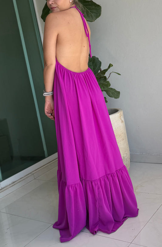 Vestido de maternidad Elisa, mulberry