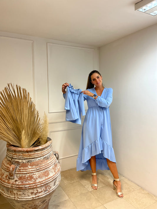 Vestidos matching azul madrid