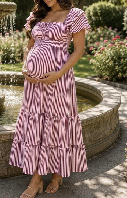 Vestidos rayas mangas UNITALLA