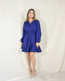 Vestido de lactancia y maternidad, Zara azul imperial Ponti roma