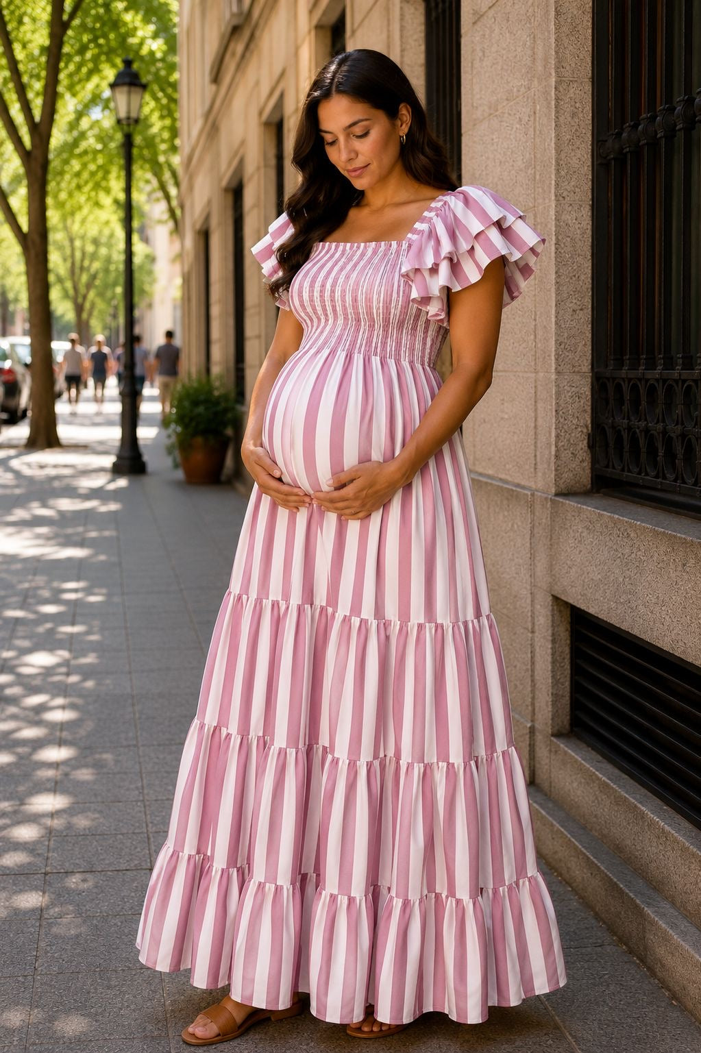 Vestidos rayas mangas UNITALLA
