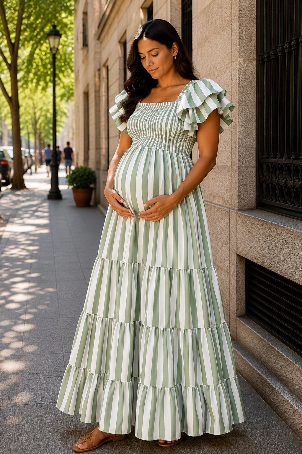 Vestidos rayas mangas UNITALLA