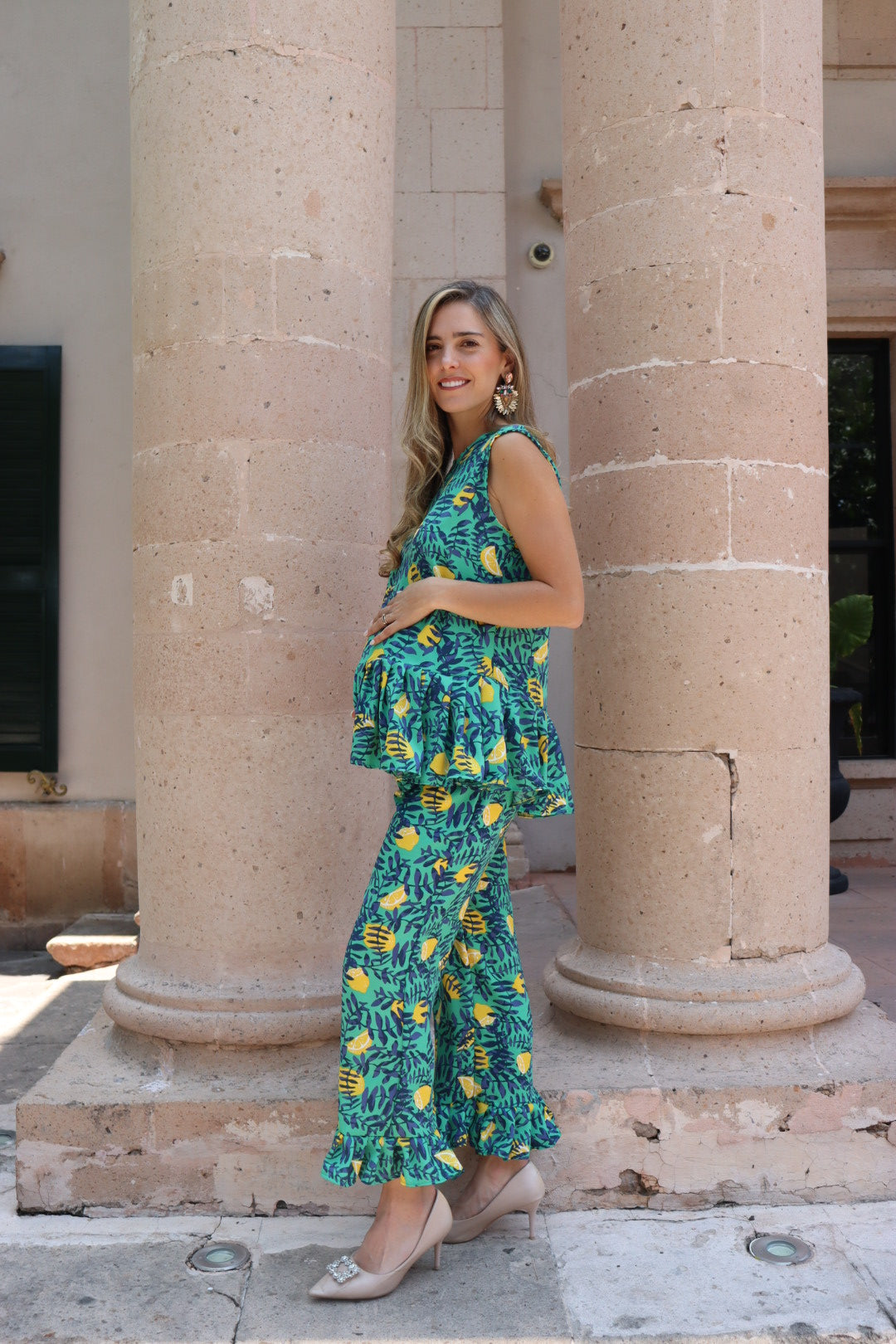 Conjunto de maternidad Imelda, limones