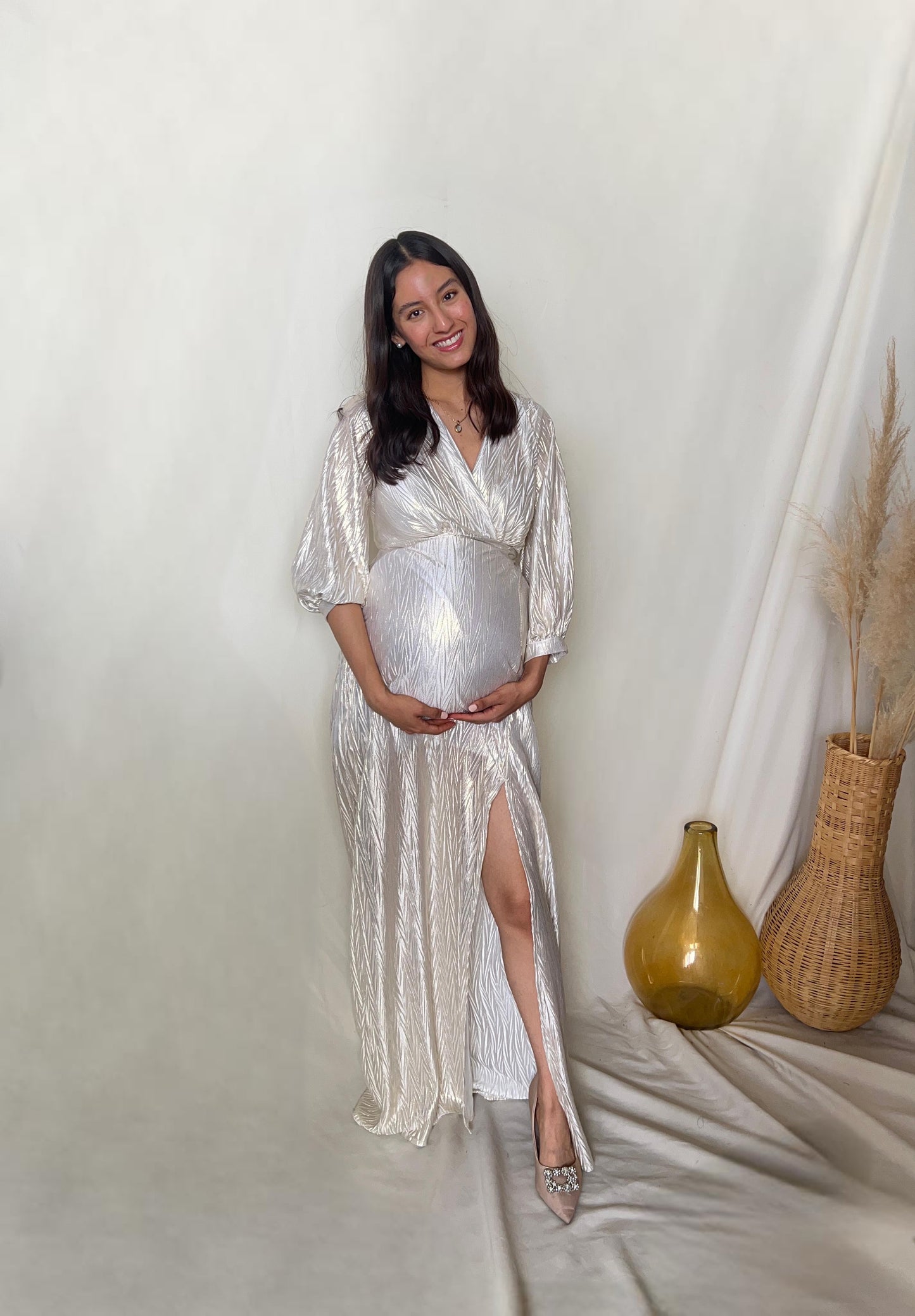 Vestido de maternidad, Nicole dorado G, XG