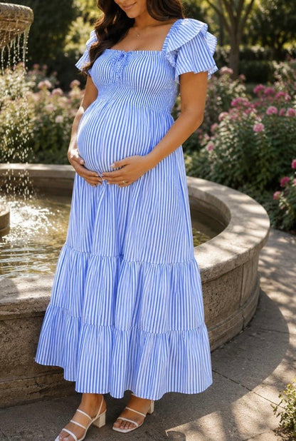 Vestidos rayas mangas UNITALLA