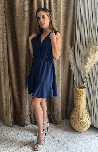 Vestido de lactancia, Zara azul marino