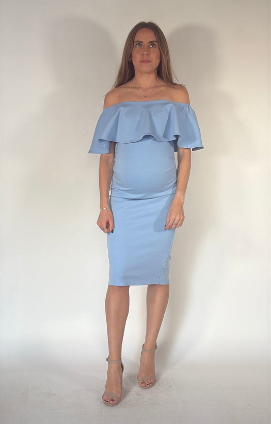 Vestido de maternidad, Arantza azul cielo G