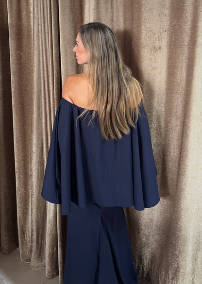 Vestido de maternidad Amparo, azul marino Ponti Roma