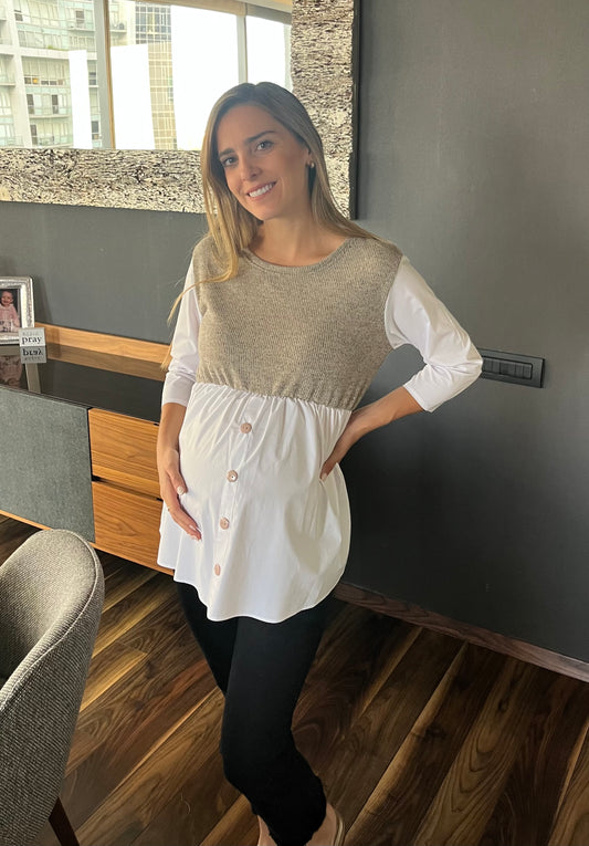 Camisa/sueter de Maternidad Unitalla varios colores
