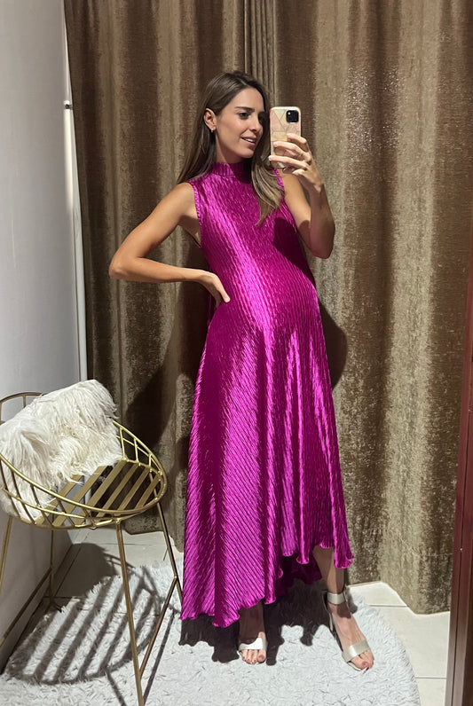 Vestido de maternidad Sonia, hot nazareno corrugado