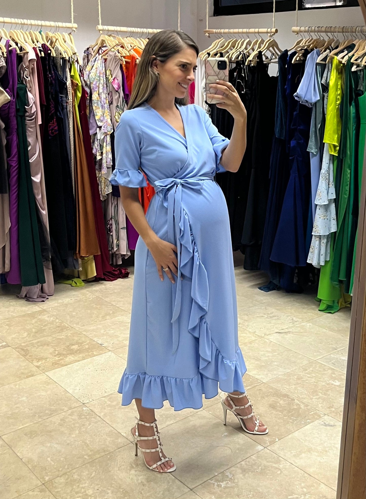 Vestido de maternidad, Ursula azul madrid CH