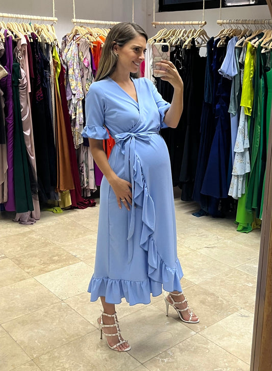Vestido de maternidad, Ursula azul madrid CH