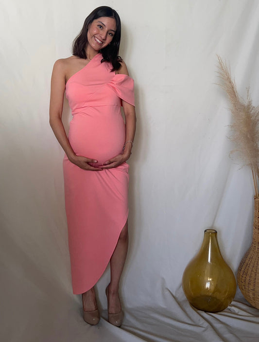 Vestido de maternidad, Ágata salmón Ponti Roma
