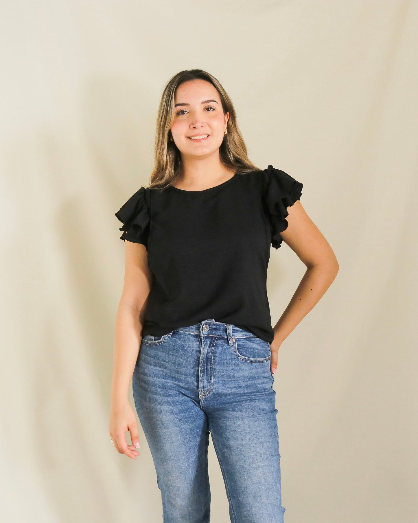 Nursing blouse, Adri black