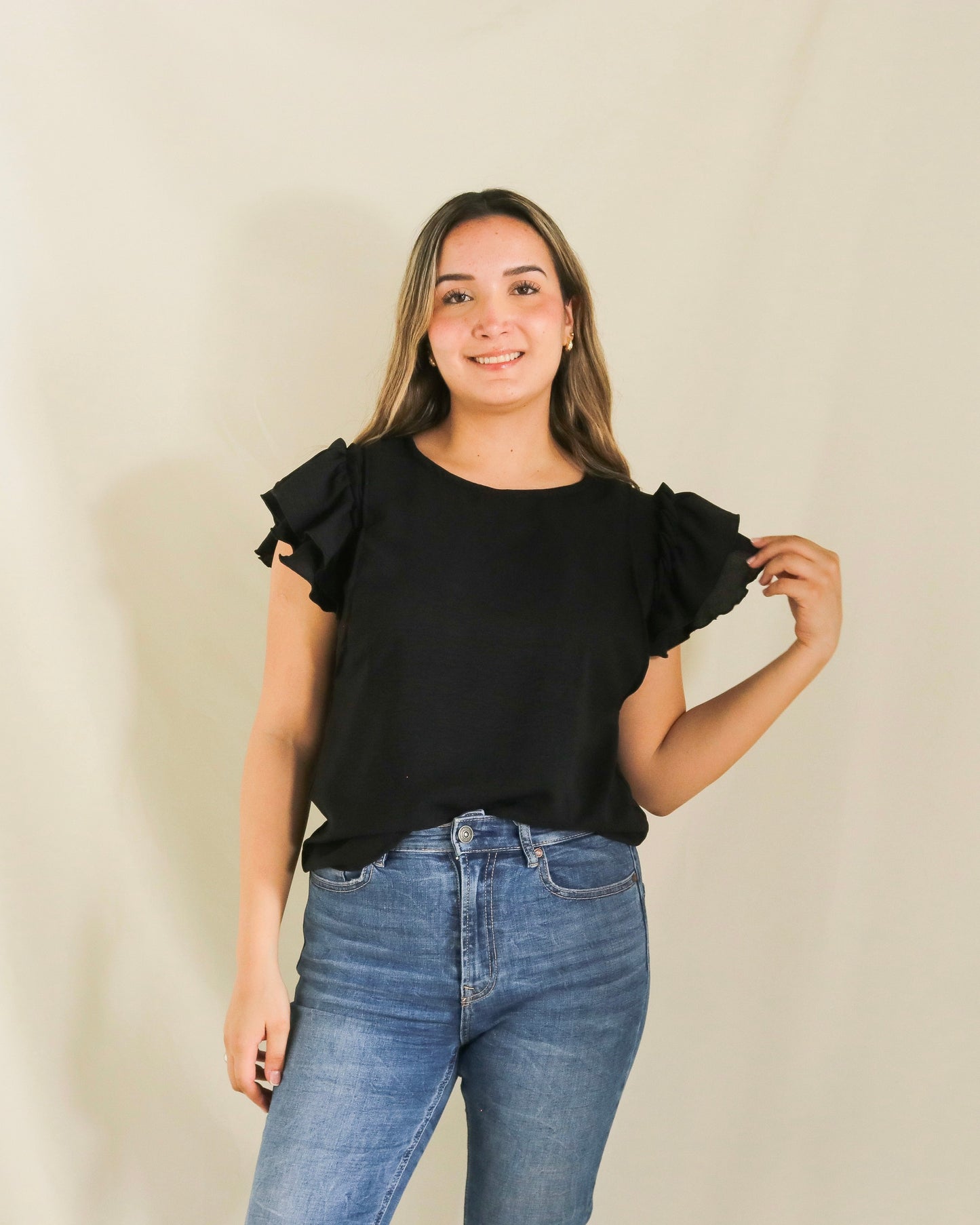Nursing blouse, Adri black