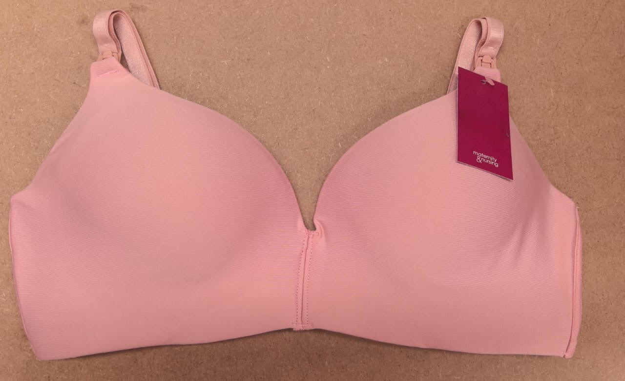Brassier lactancia rosa