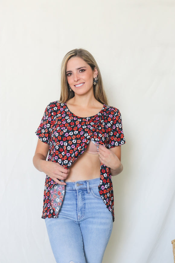 Blusa de lactancia Diana, hawai  M