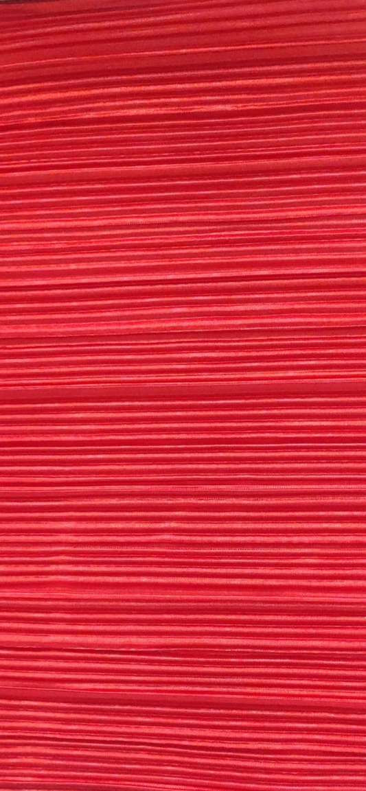 Tela rojo corrugado